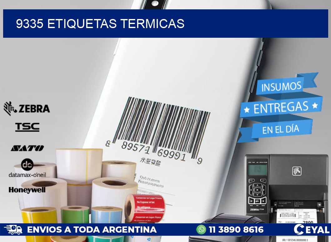 9335 ETIQUETAS TERMICAS