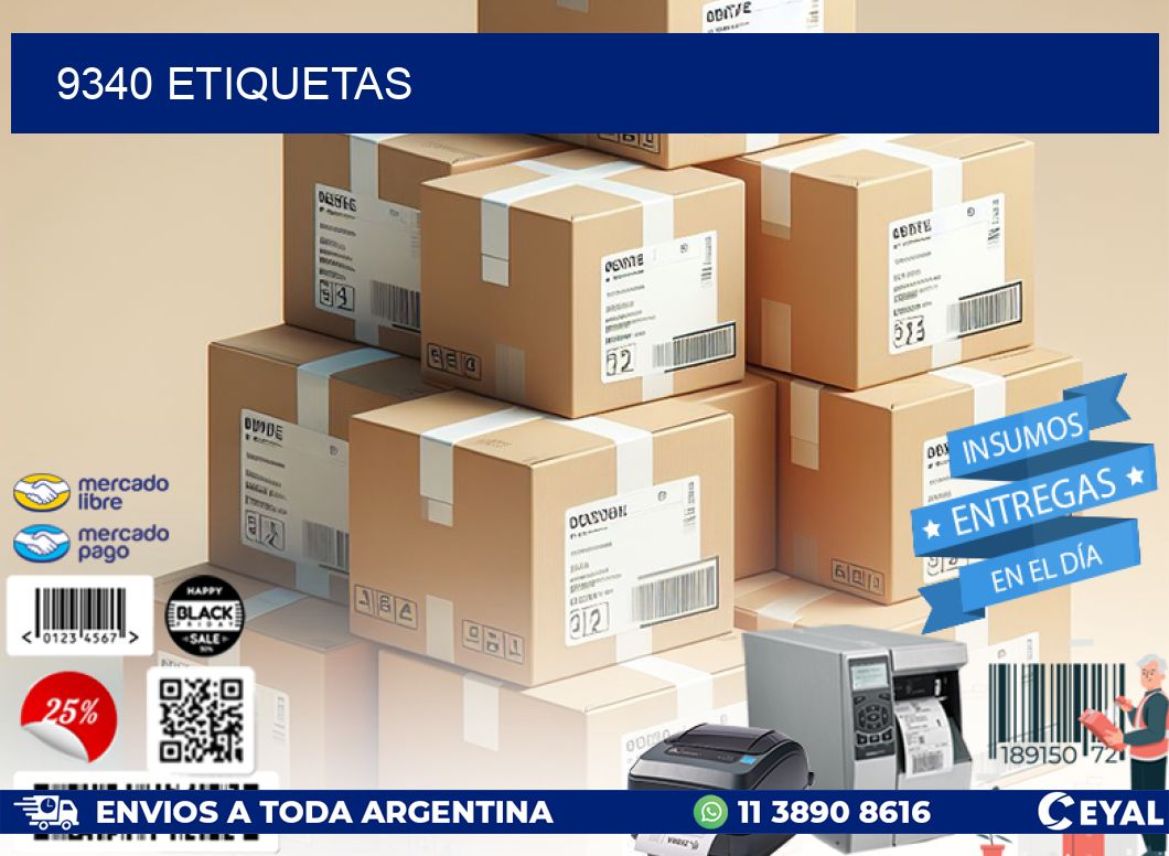 9340 ETIQUETAS