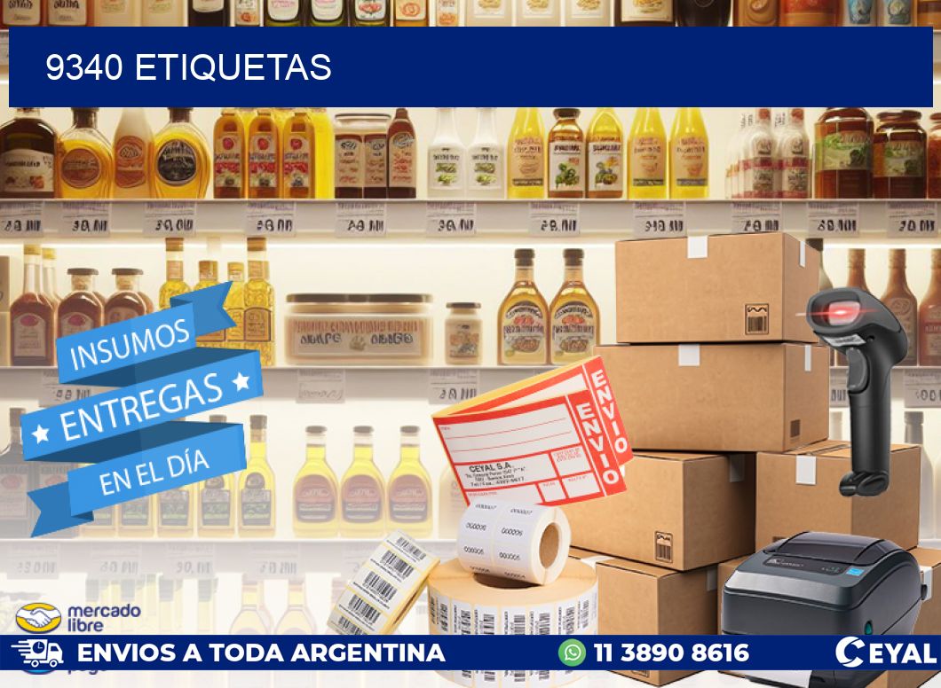 9340 ETIQUETAS