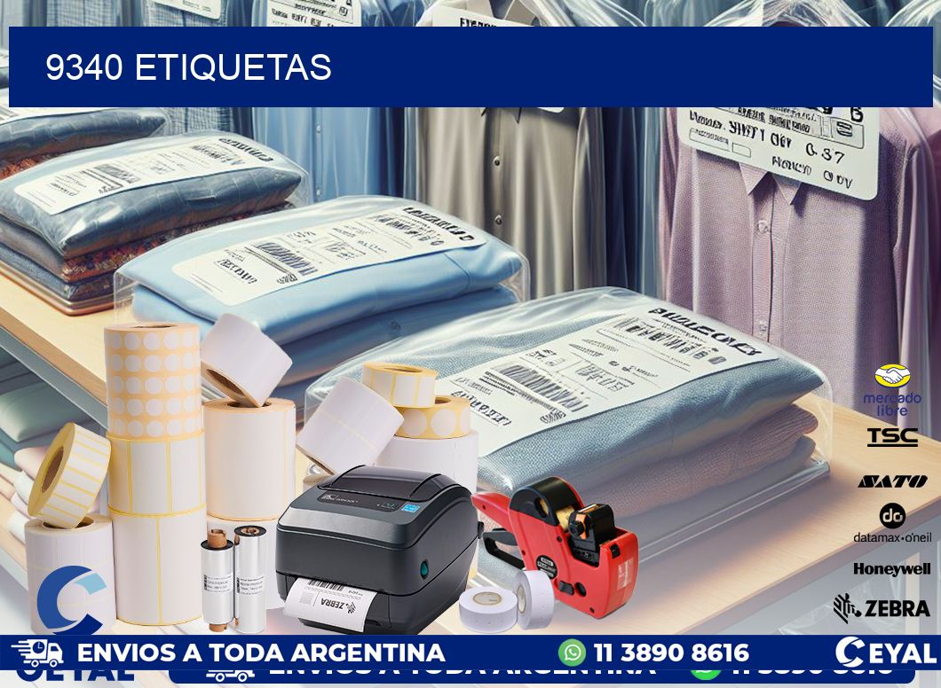 9340 ETIQUETAS