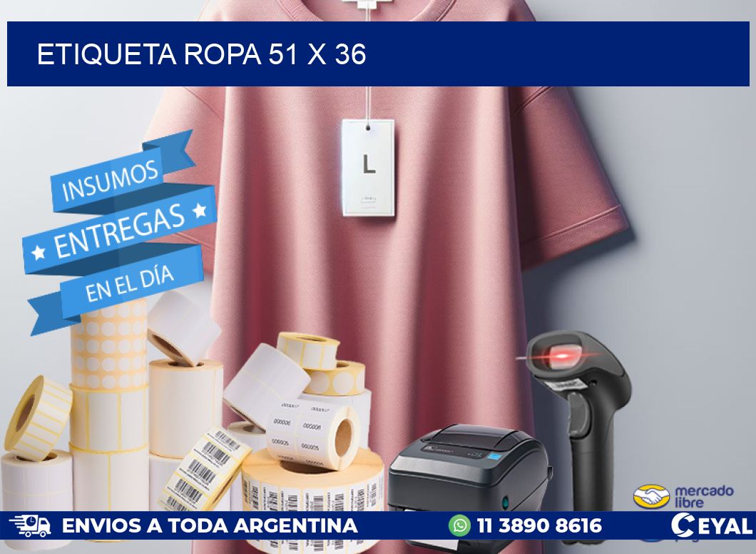 ETIQUETA ROPA 51 x 36