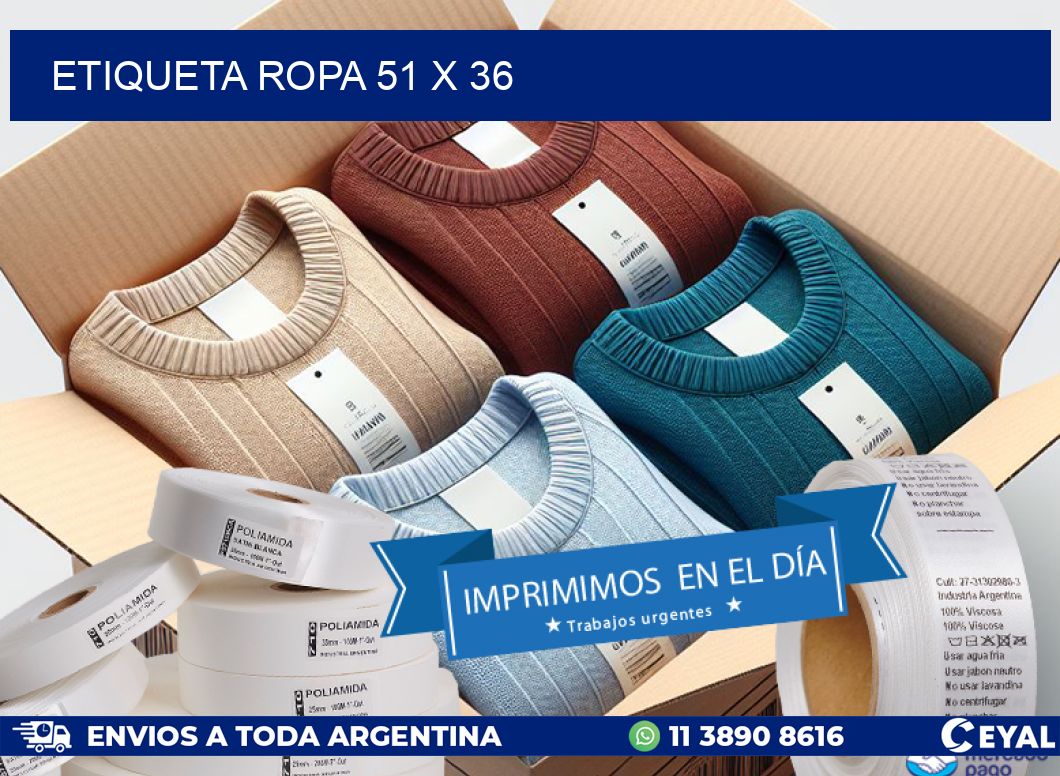 ETIQUETA ROPA 51 x 36