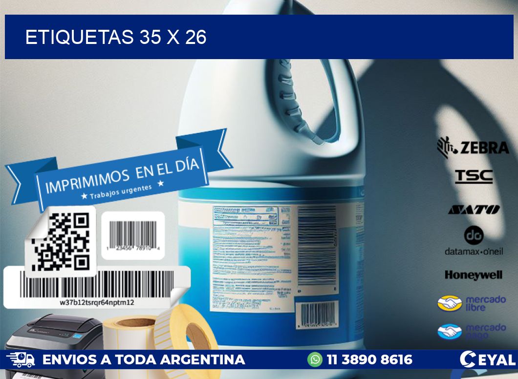 ETIQUETAS 35 x 26