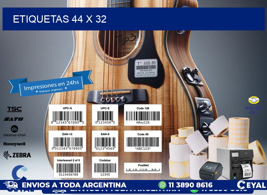 ETIQUETAS 44 x 32