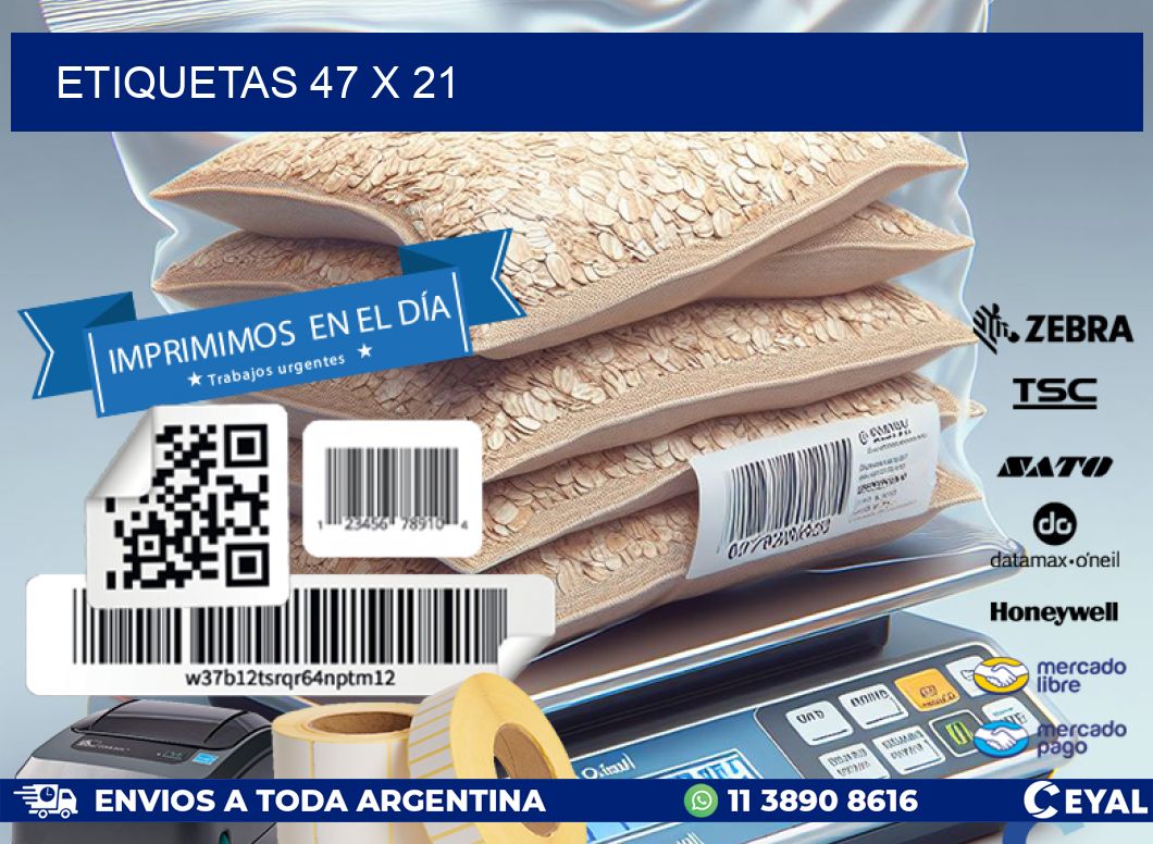 ETIQUETAS 47 x 21