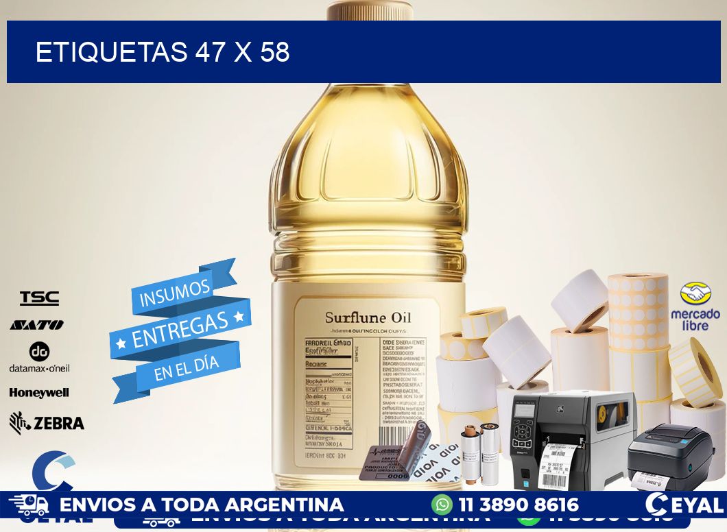 ETIQUETAS 47 x 58