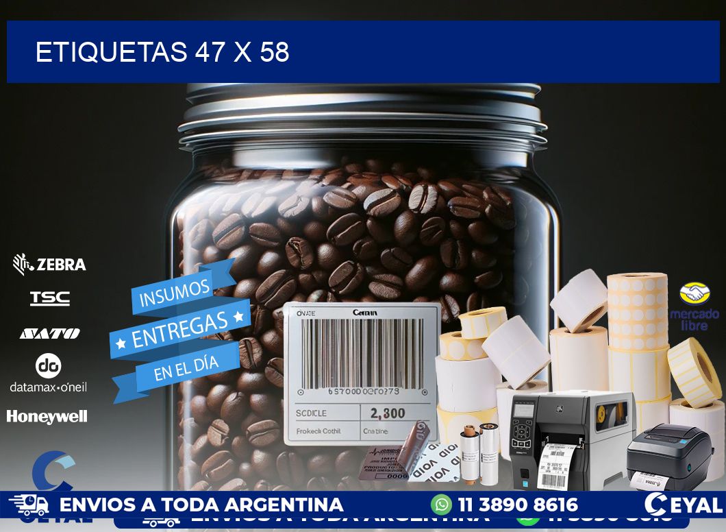 ETIQUETAS 47 x 58