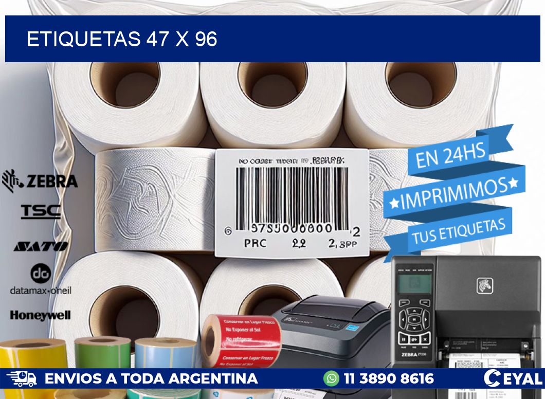 ETIQUETAS 47 x 96