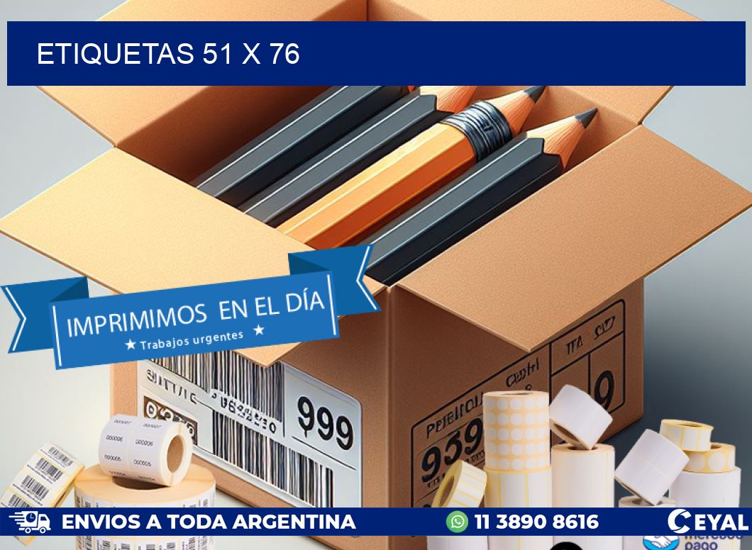 ETIQUETAS 51 x 76