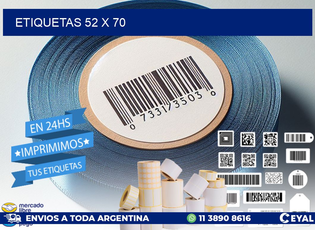 ETIQUETAS 52 x 70