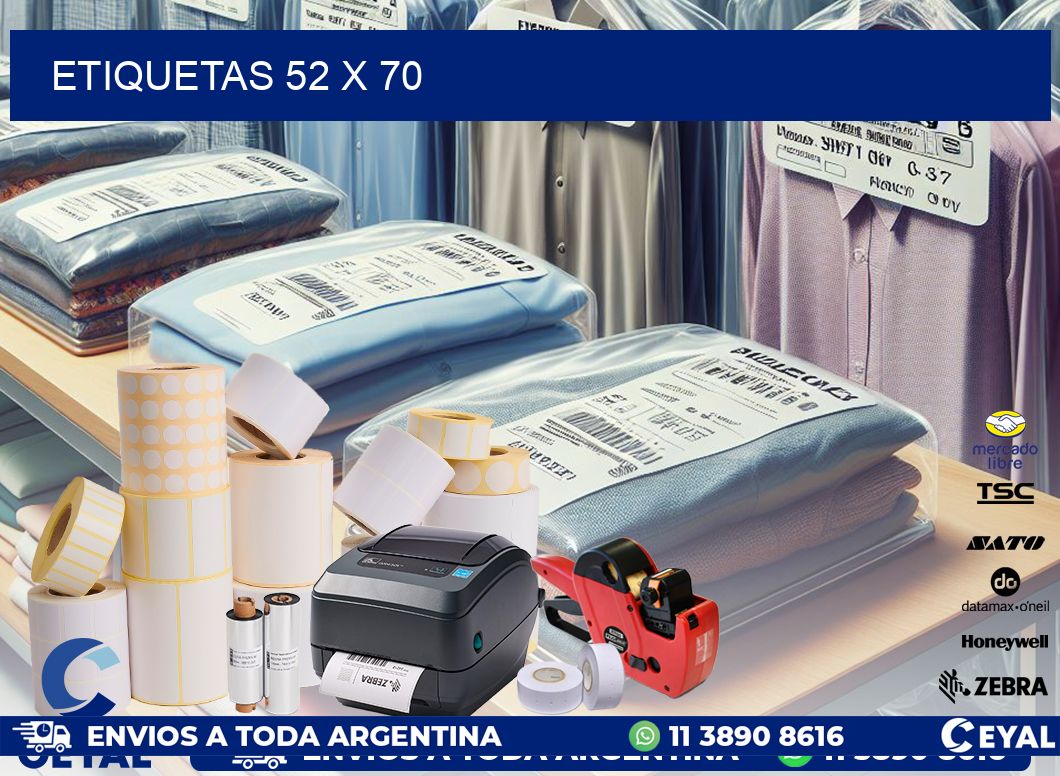 ETIQUETAS 52 x 70