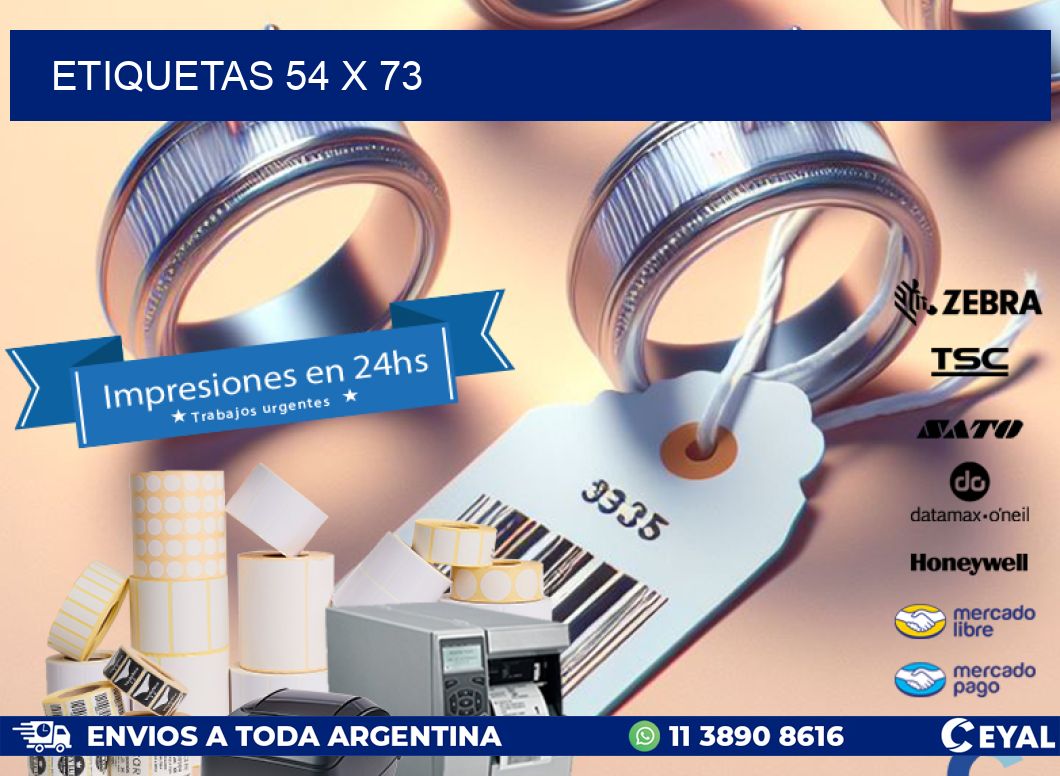 ETIQUETAS 54 x 73