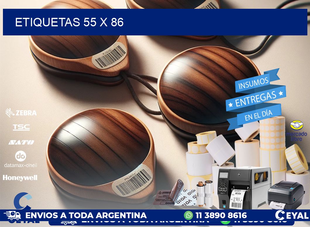 ETIQUETAS 55 x 86