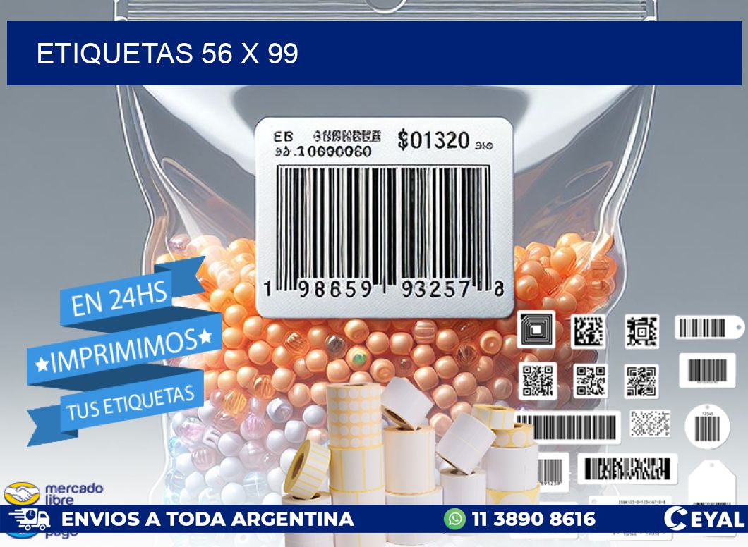 ETIQUETAS 56 x 99