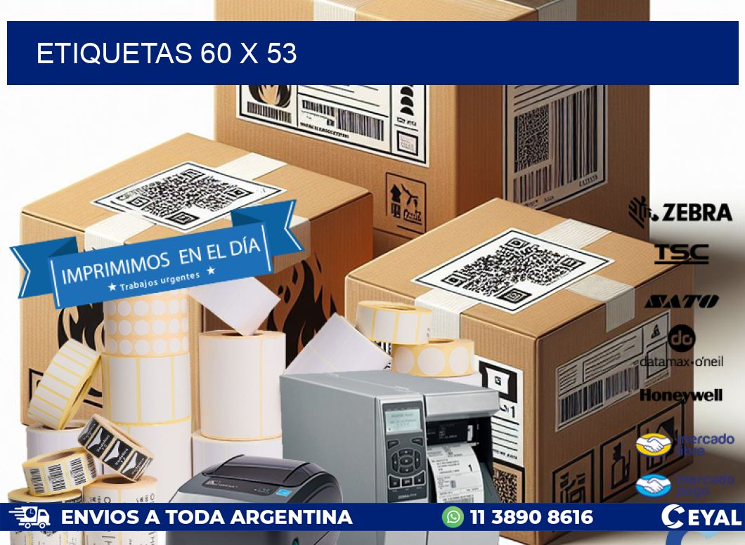 ETIQUETAS 60 x 53