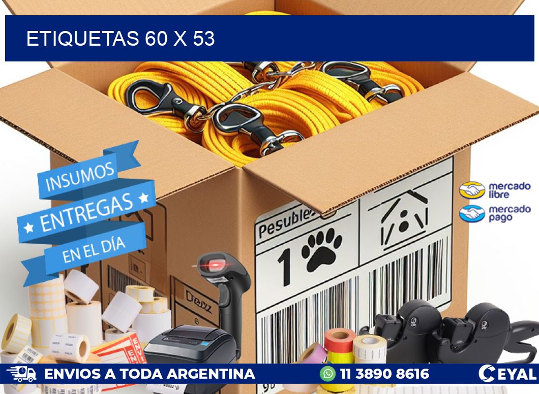 ETIQUETAS 60 x 53