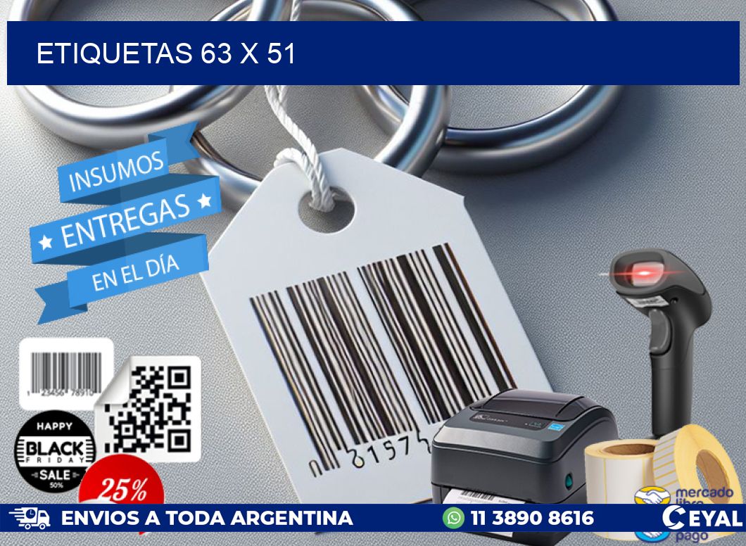 ETIQUETAS 63 x 51