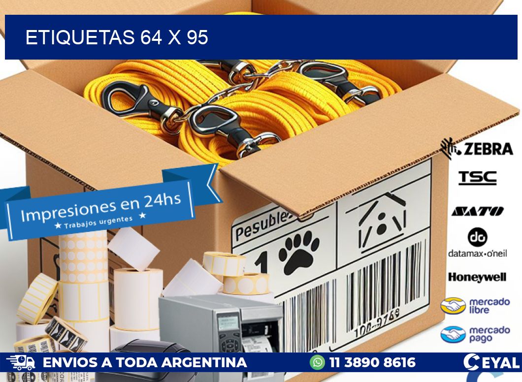 ETIQUETAS 64 x 95