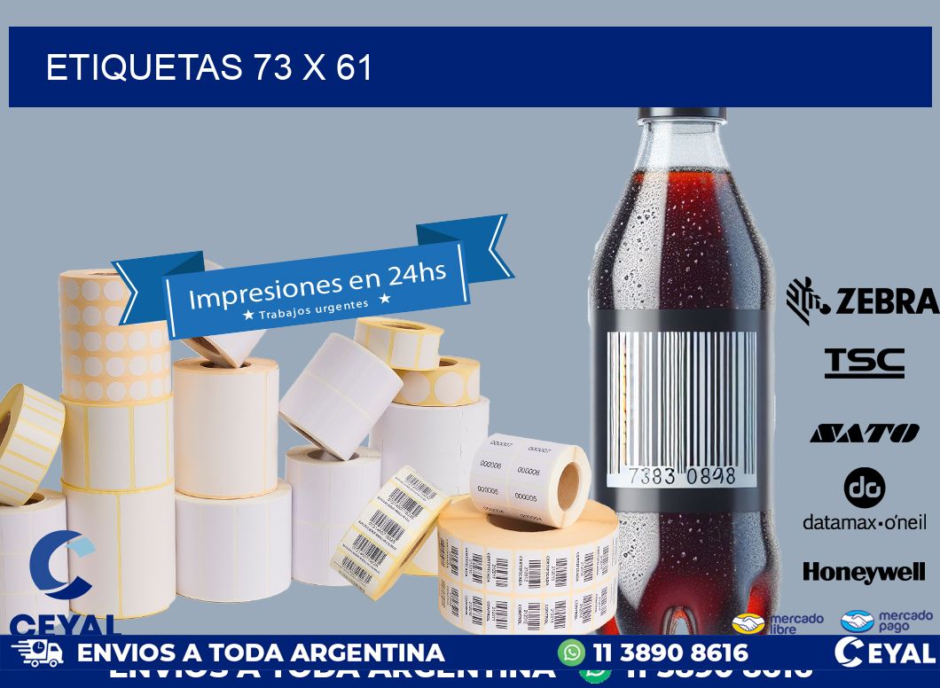 ETIQUETAS 73 x 61