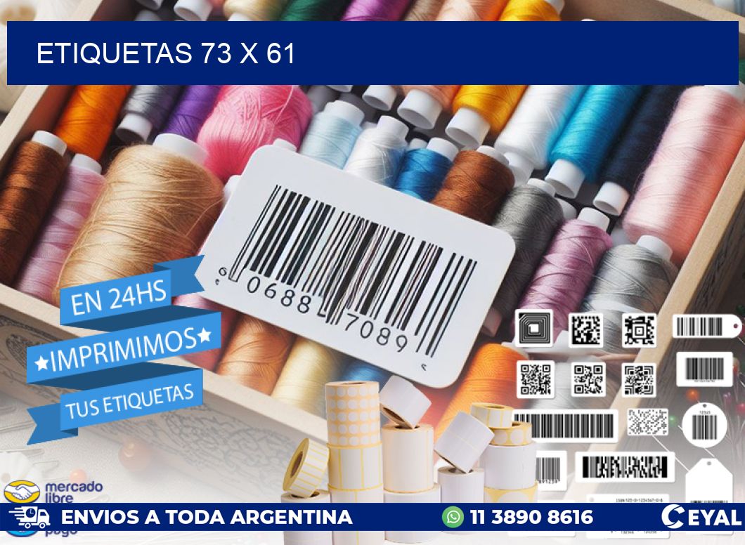 ETIQUETAS 73 x 61