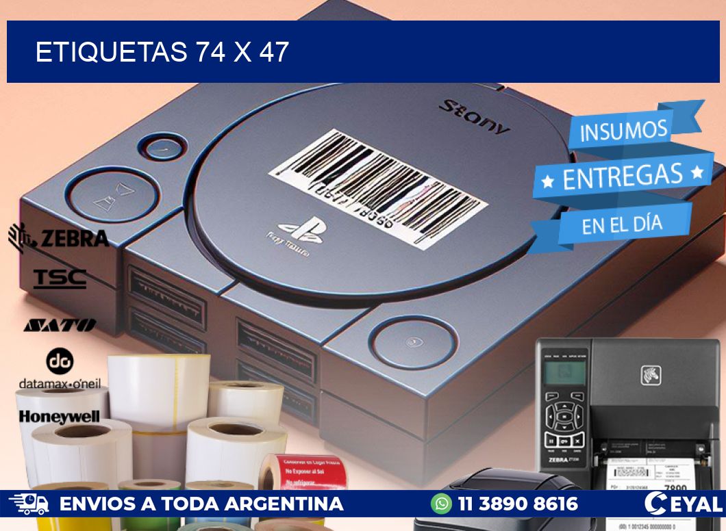 ETIQUETAS 74 x 47