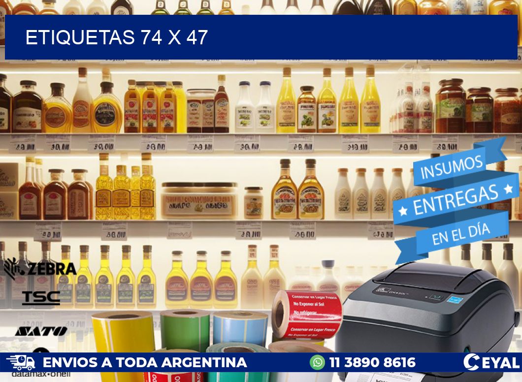 ETIQUETAS 74 x 47