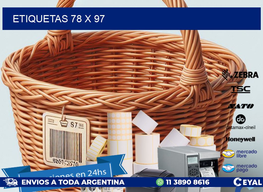 ETIQUETAS 78 x 97
