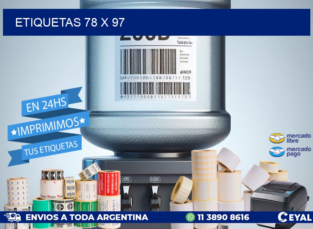 ETIQUETAS 78 x 97