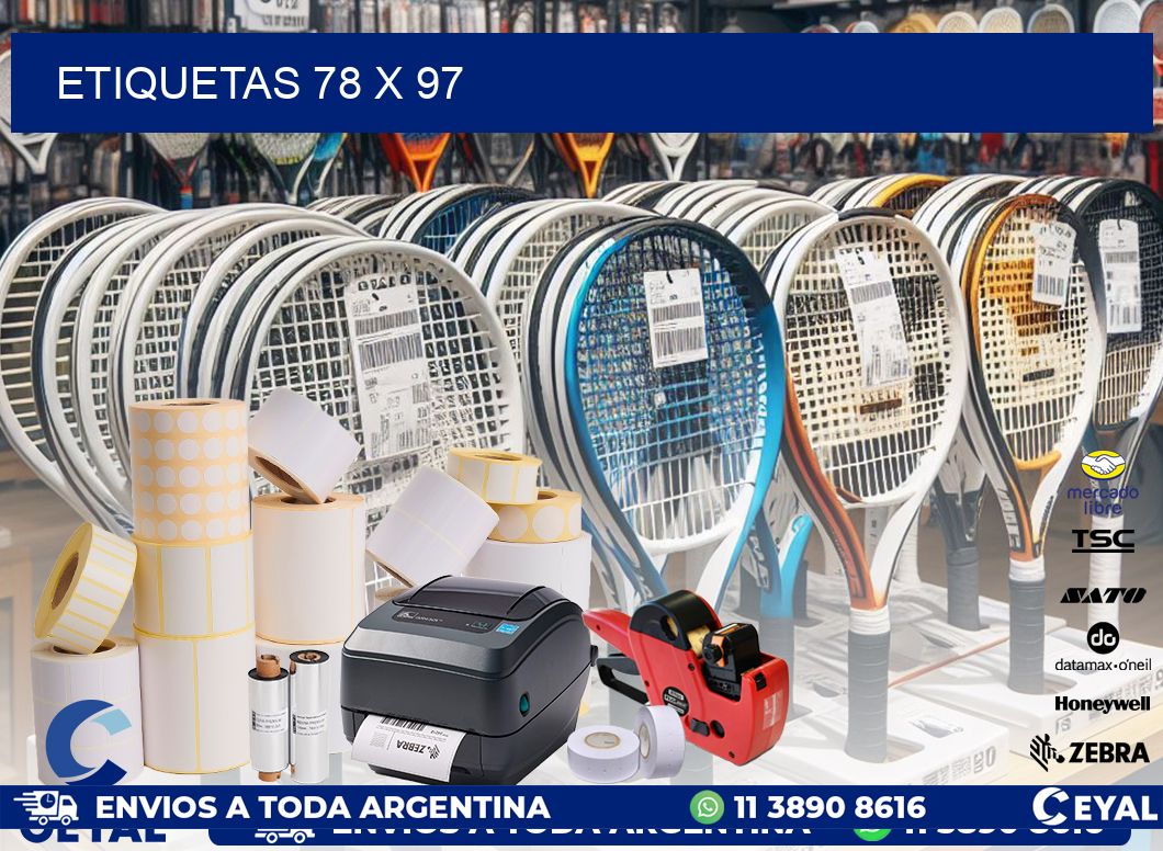 ETIQUETAS 78 x 97