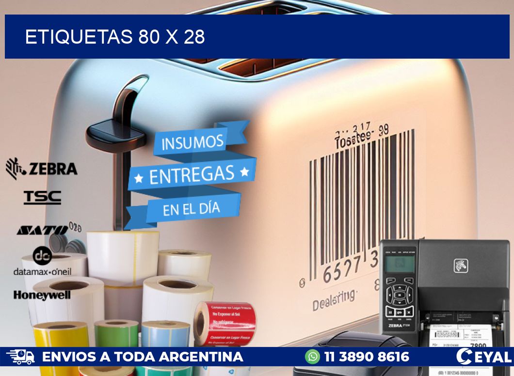 ETIQUETAS 80 x 28