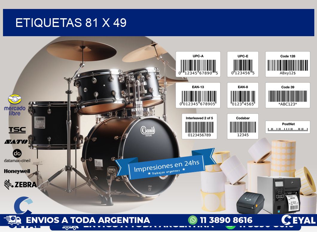 ETIQUETAS 81 x 49