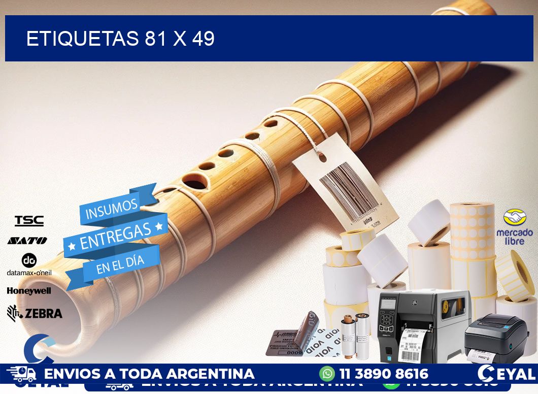 ETIQUETAS 81 x 49