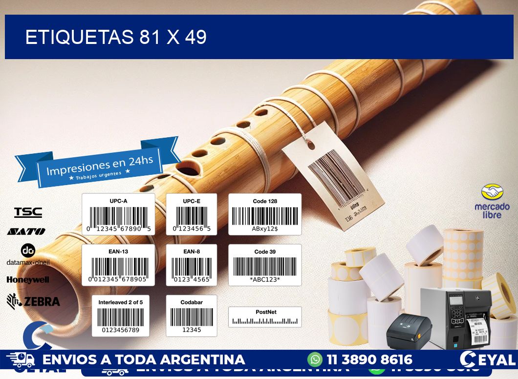 ETIQUETAS 81 x 49