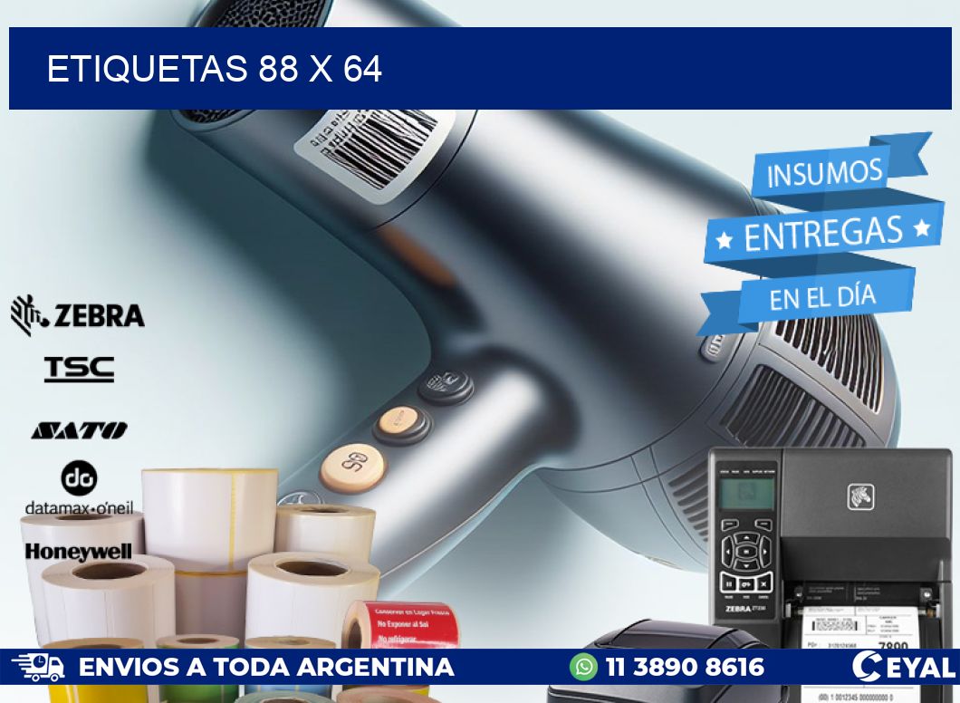 ETIQUETAS 88 x 64