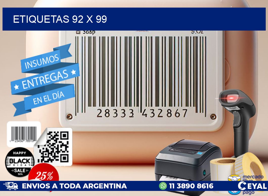 ETIQUETAS 92 x 99