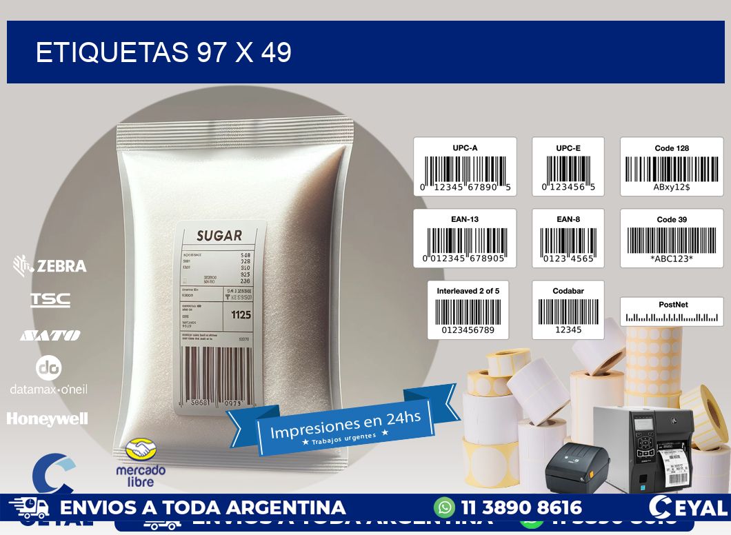 ETIQUETAS 97 x 49