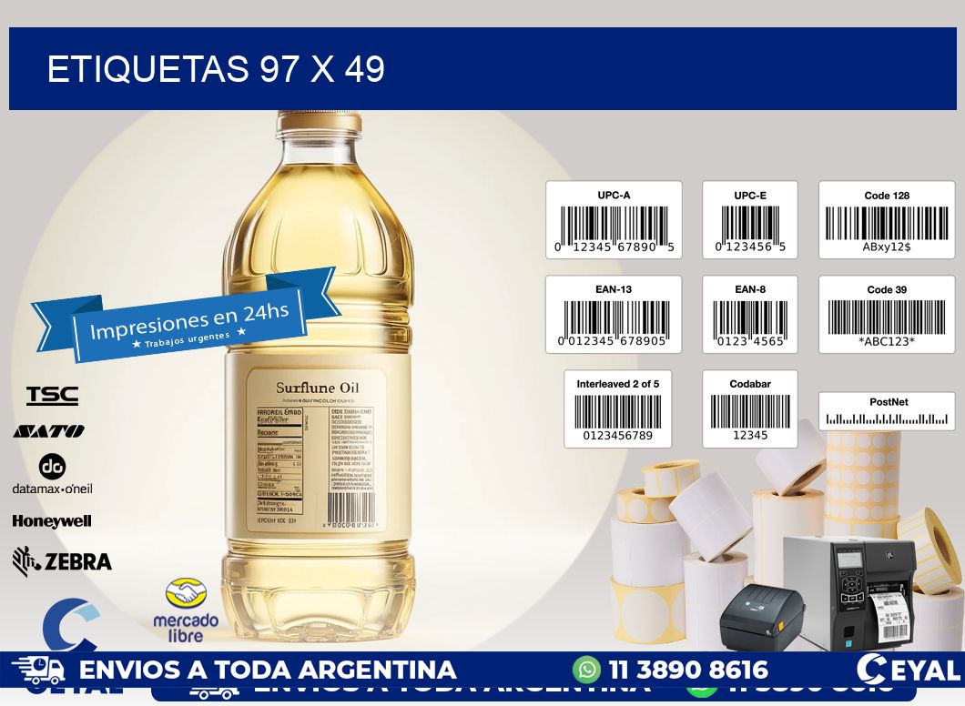 ETIQUETAS 97 x 49