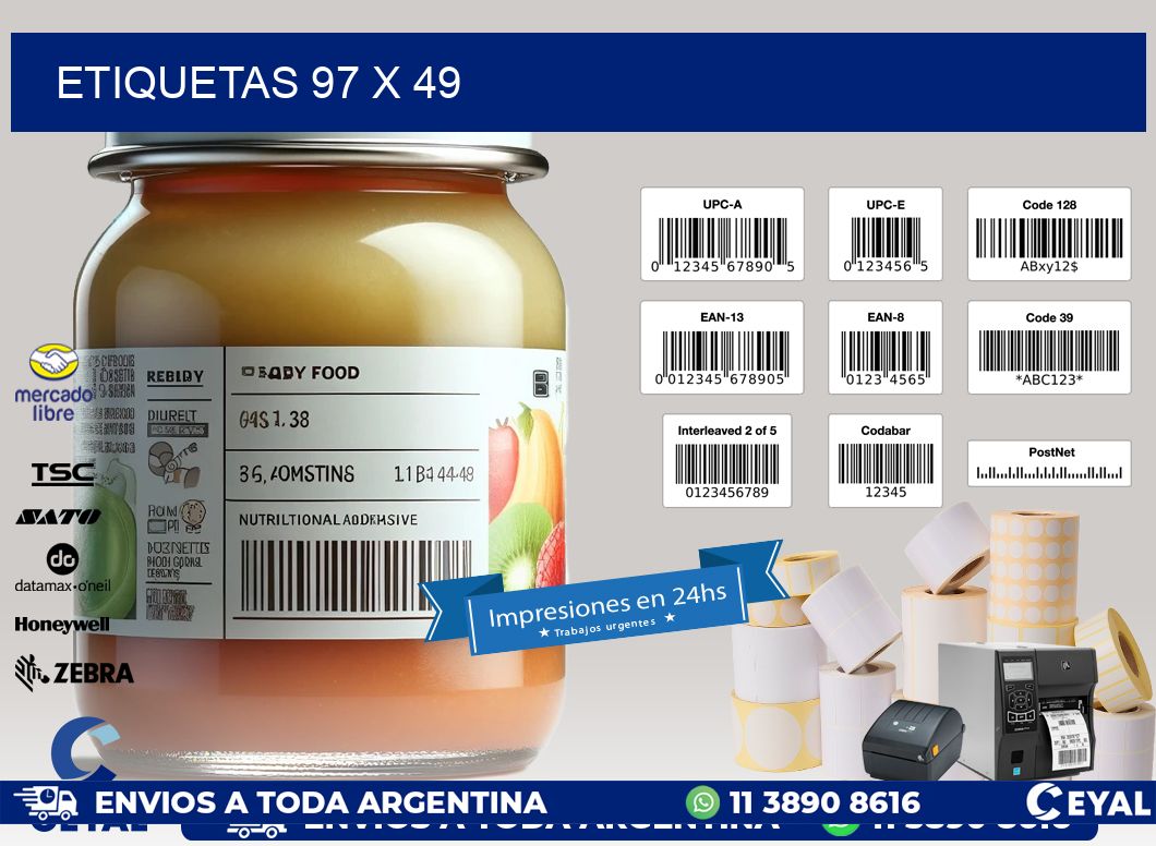 ETIQUETAS 97 x 49