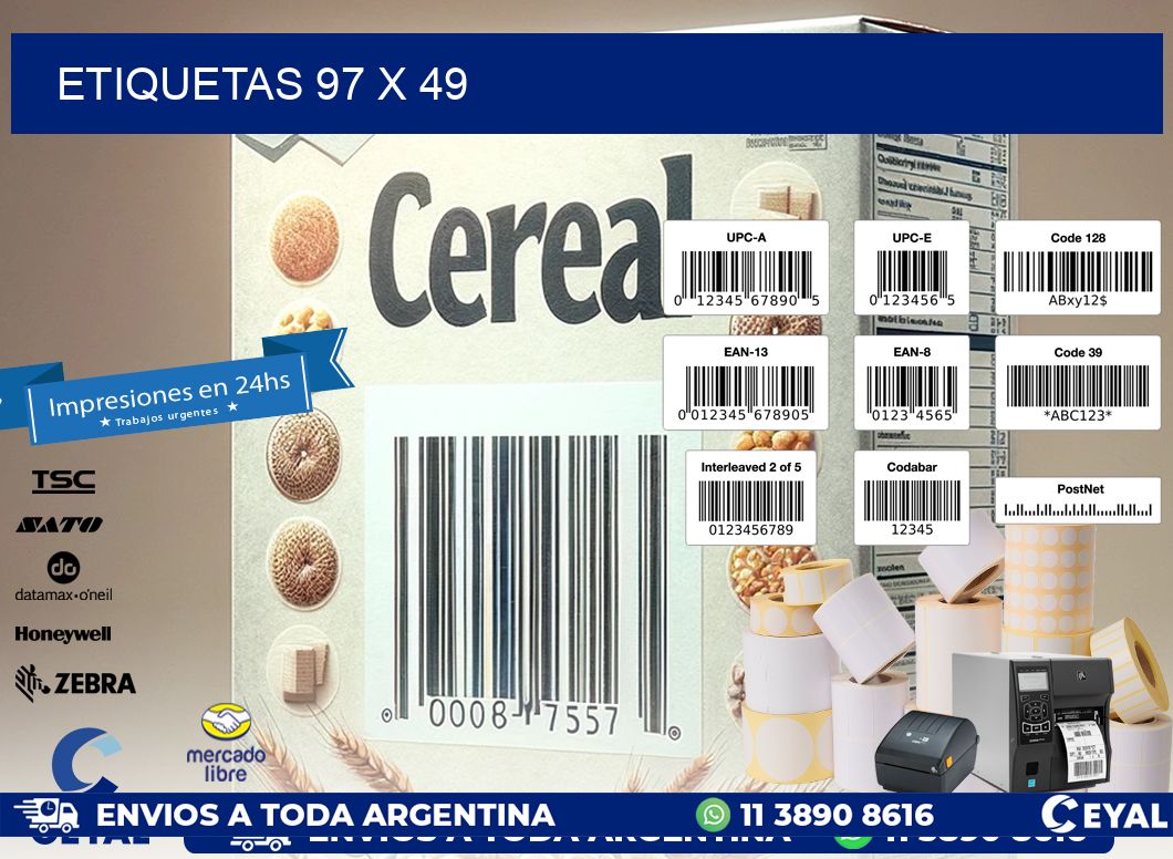 ETIQUETAS 97 x 49