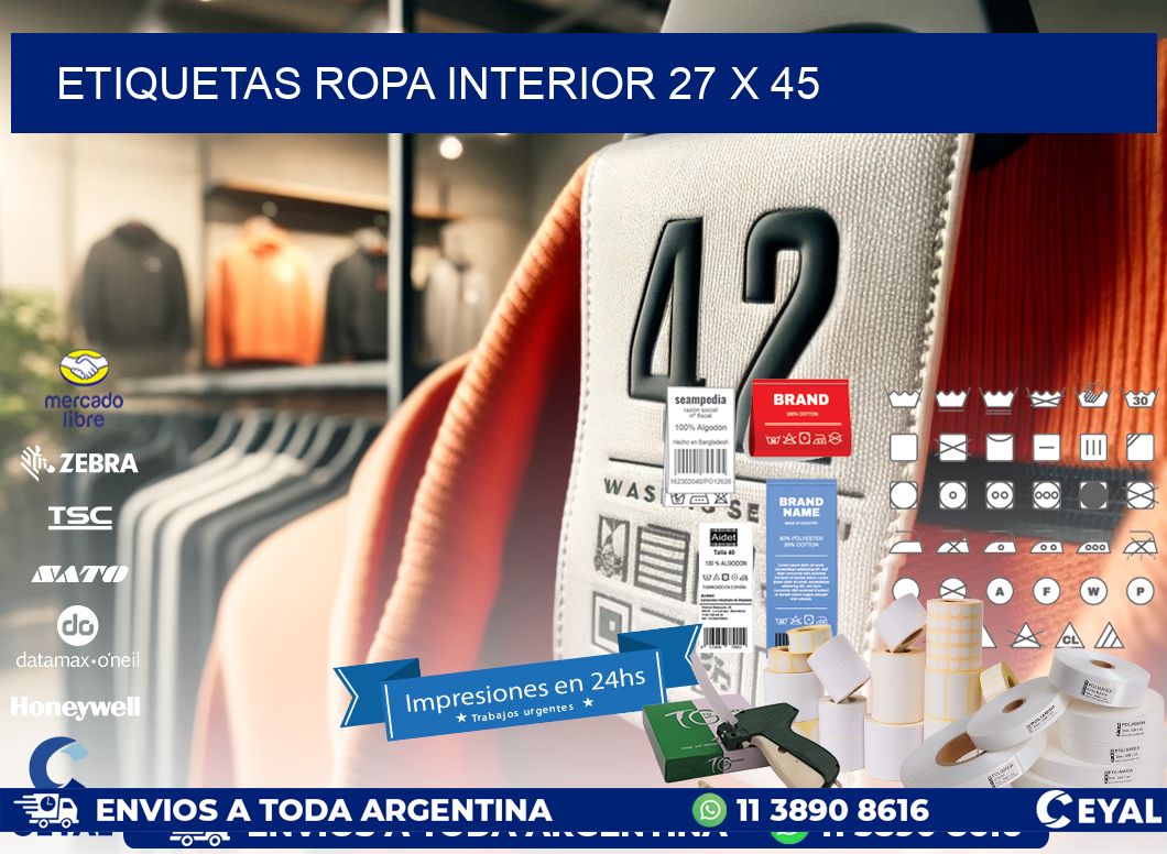 ETIQUETAS ROPA INTERIOR 27 x 45