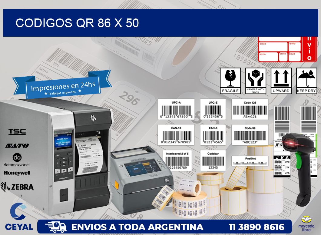 CODIGOS QR 86 x 50