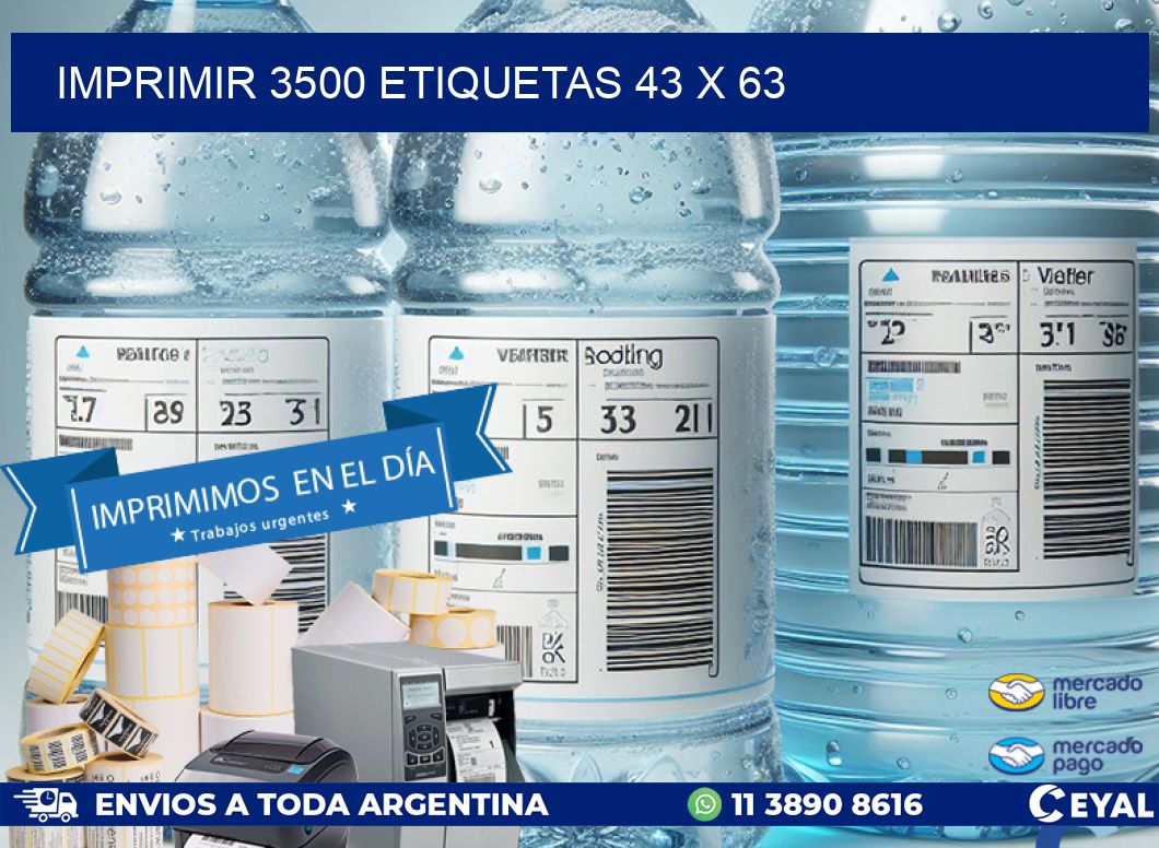 IMPRIMIR 3500 ETIQUETAS 43 x 63