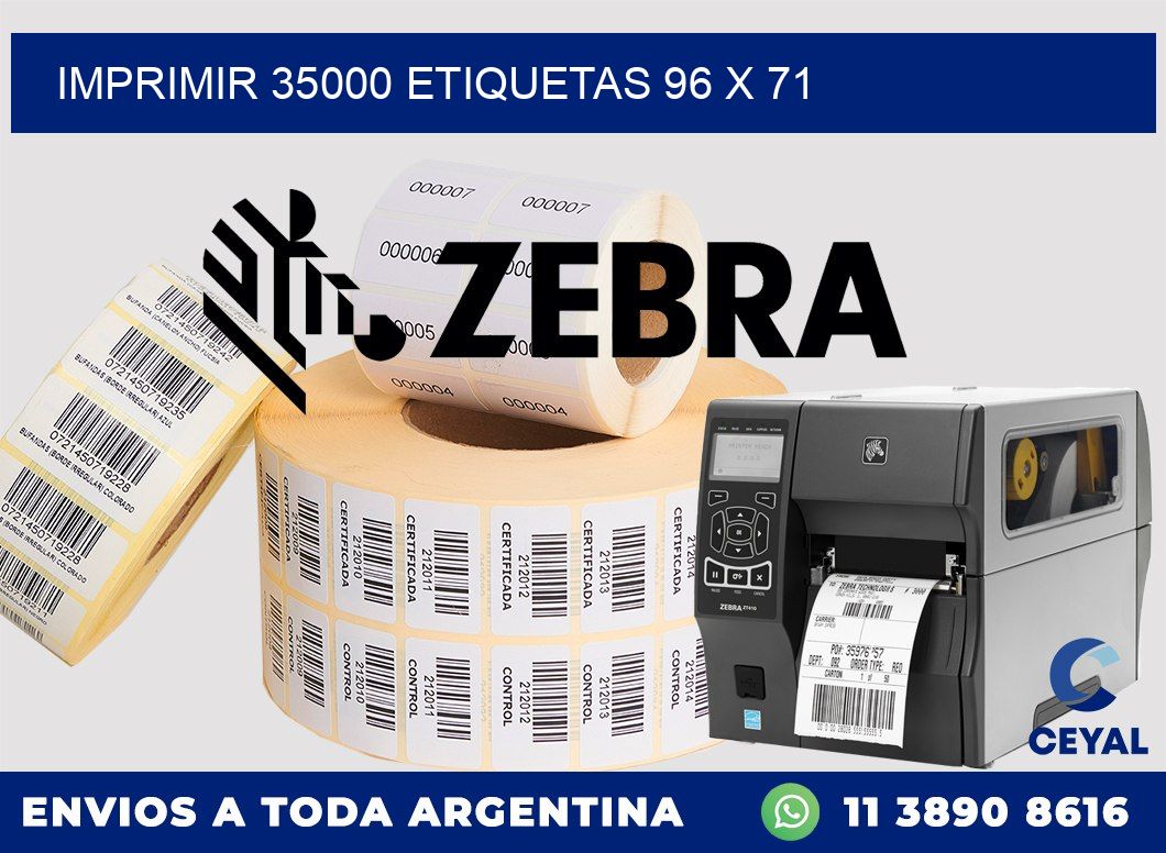 IMPRIMIR 35000 ETIQUETAS 96 x 71