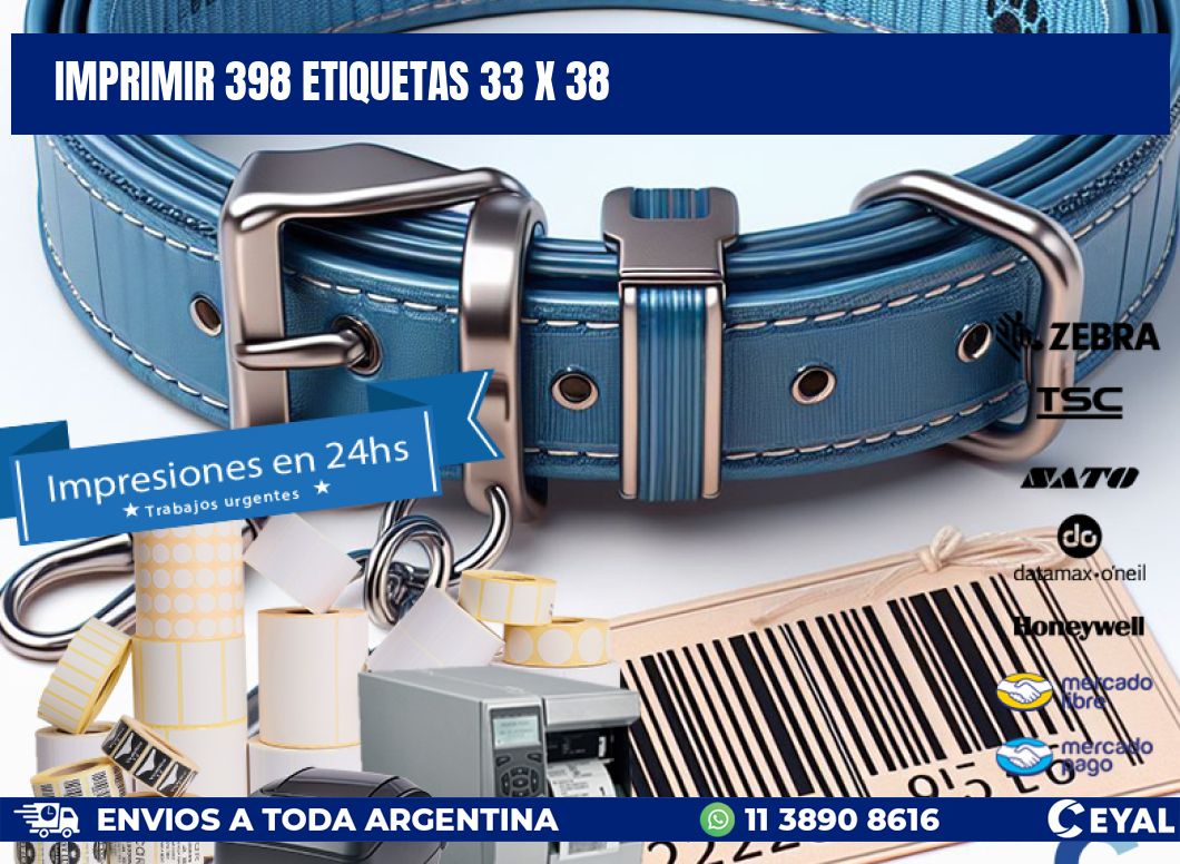IMPRIMIR 398 ETIQUETAS 33 x 38