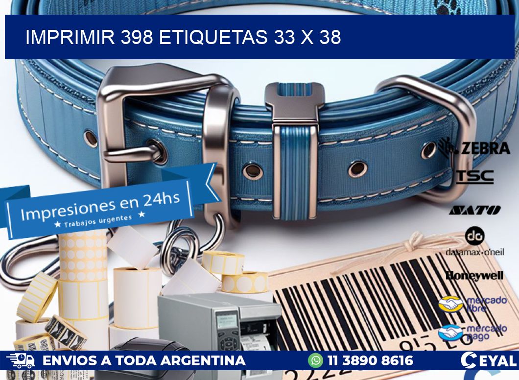 IMPRIMIR 398 ETIQUETAS 33 x 38