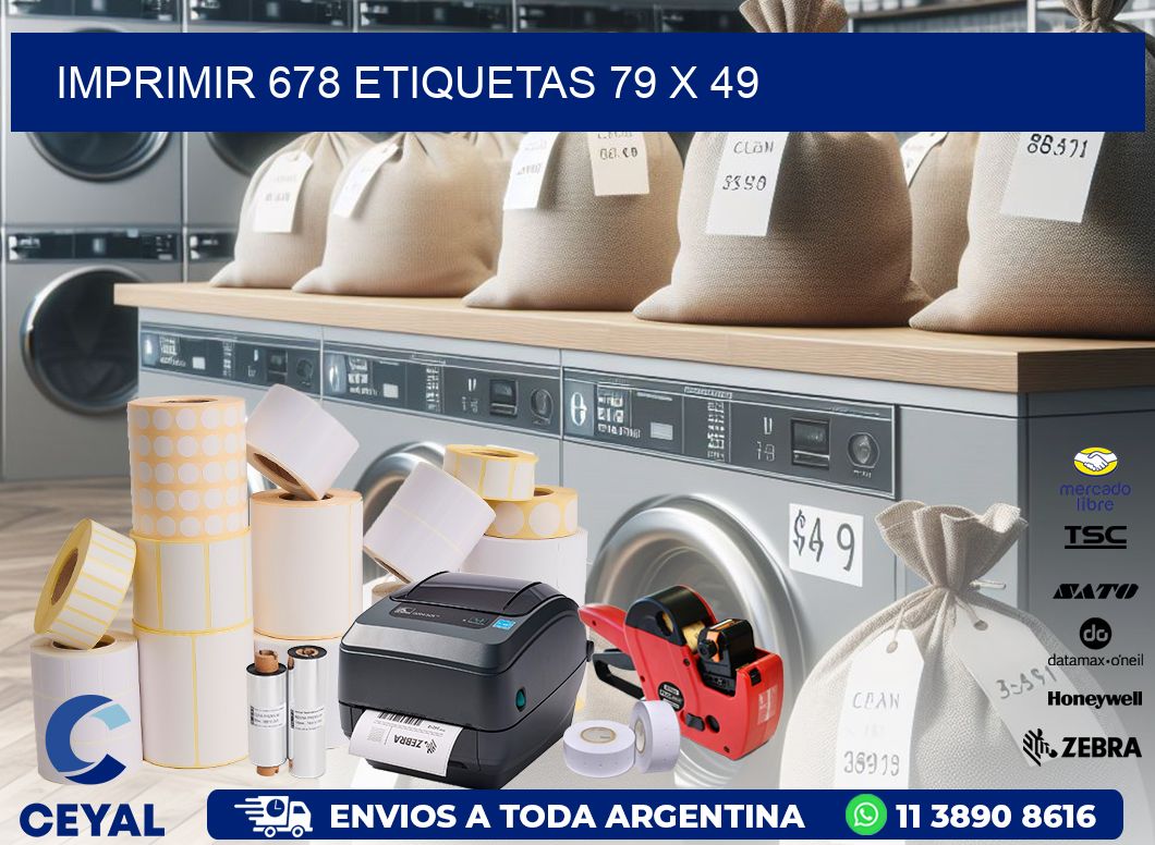 IMPRIMIR 678 ETIQUETAS 79 x 49