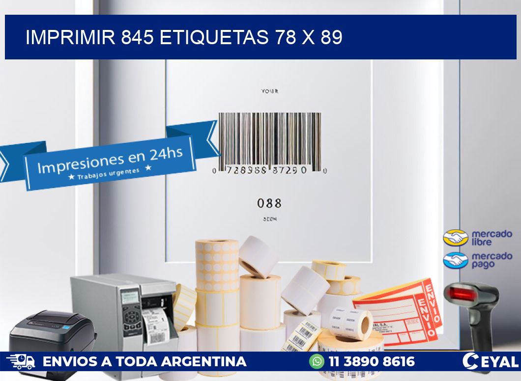 IMPRIMIR 845 ETIQUETAS 78 x 89