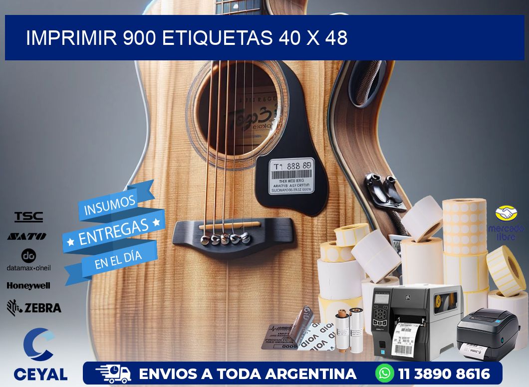 IMPRIMIR 900 ETIQUETAS 40 x 48