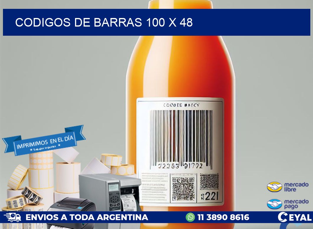 codigos de barras 100 x 48