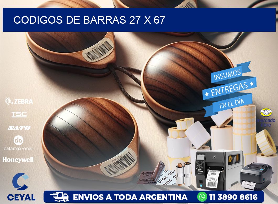 codigos de barras 27 x 67